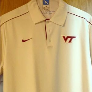 Nike Virginia Tech polo brand new